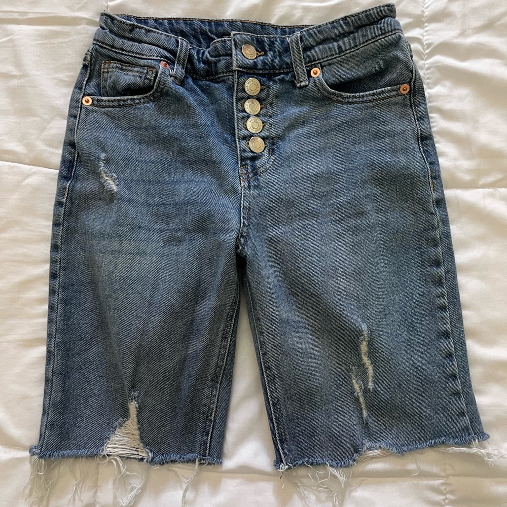Target Ripped Blue Jean Shorts for Women